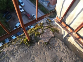 Заставили новосибирский ЖЭК отремонтировать балкон